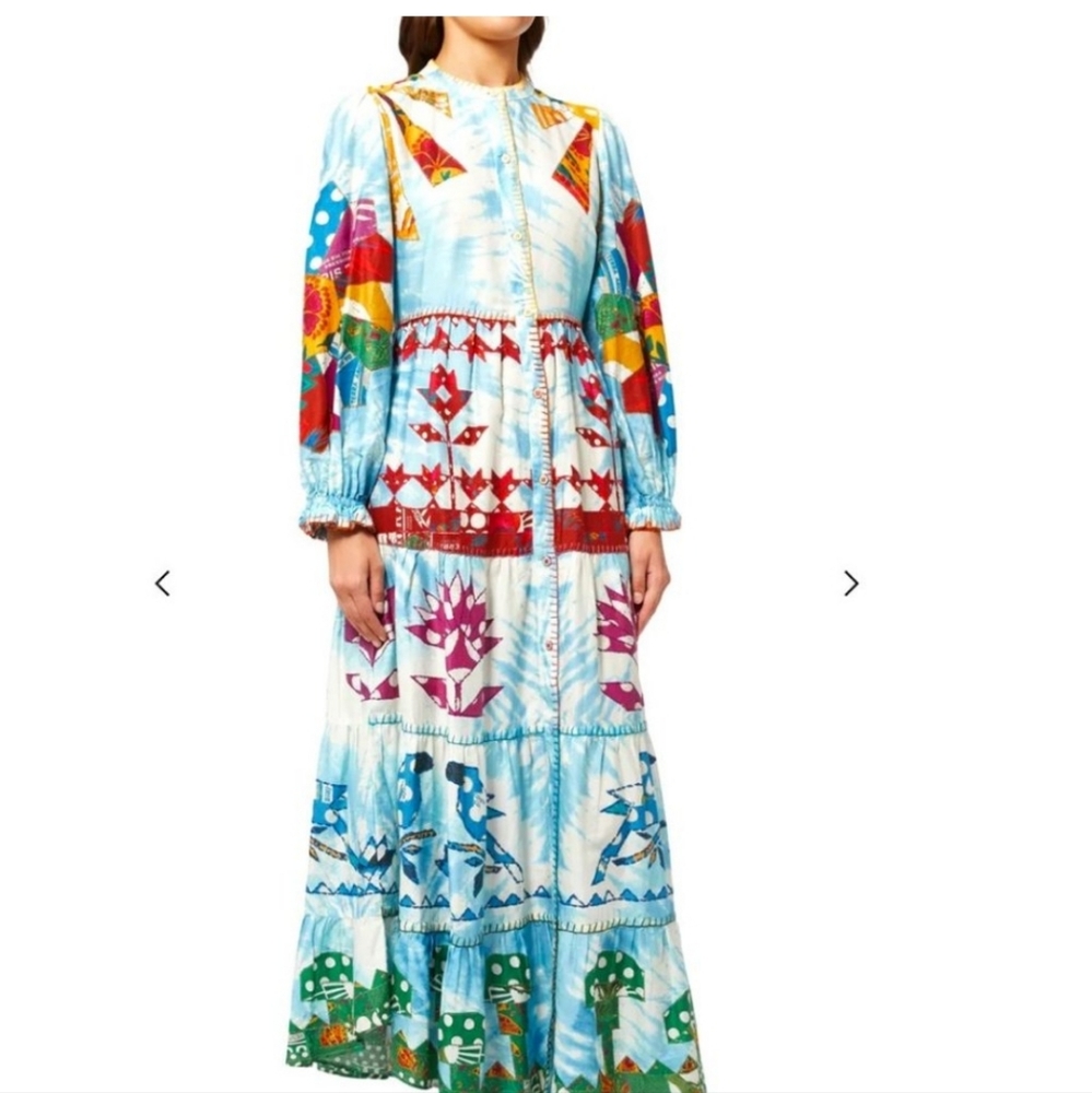S/M Farm Rio Tye Dye Maxidress - Picture 10 of 10